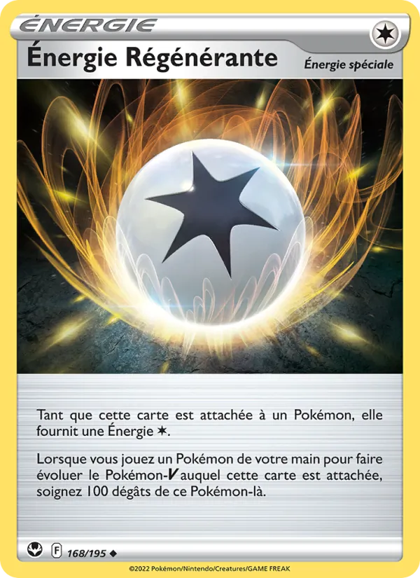 Énergie Régénérante 168/195 — EB12 – Tempête Argentée — Carte Pokémon française