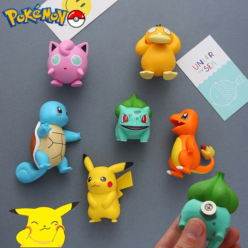 Lot de 6 aimants pour réfrigérateur Pokémon
