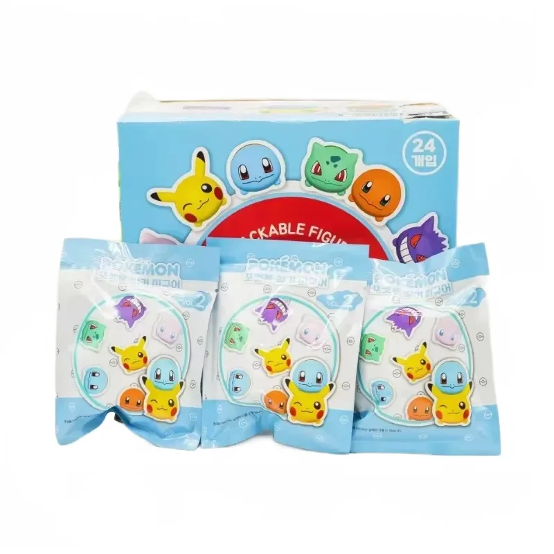 Figurines Pokémon empilables Pokémon Boîte aveugle 24 pièces.