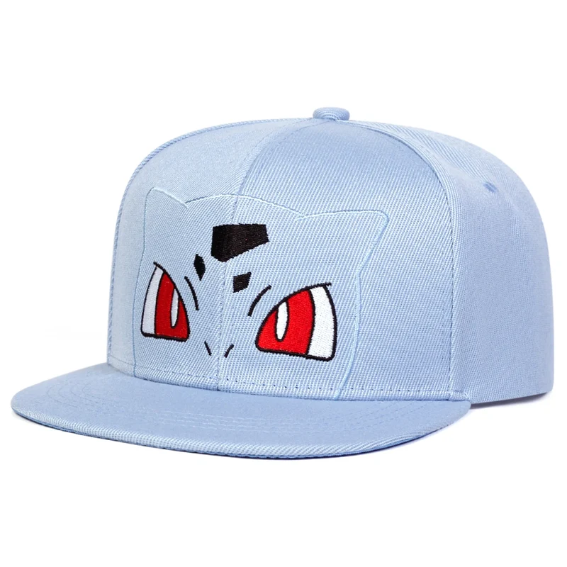 Casquettes Hip-Hop Pokémon Casquettes de baseball aux multiples looks (Relaxo, Pikachu, Schiggy, Mew etc.)