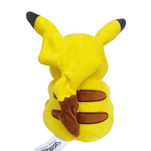 Peluche Pokémon Pikachu avec coeur en forme de Pokeball (environ 23 cm)
