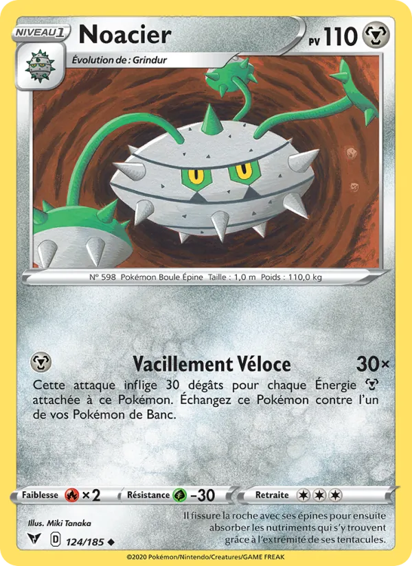 Noacier 124/185 — EB04 — Voltage Éclatant — Carte Pokémon française