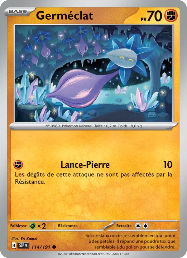 Germéclat 114/191 — EV08 – Étincelles Déferlantes — Carte Pokémon française