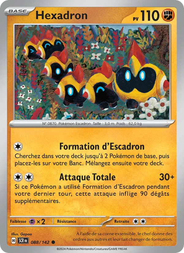 Hexadron 88/142 — EV07 — Couronne Stellaire — Carte Pokémon française