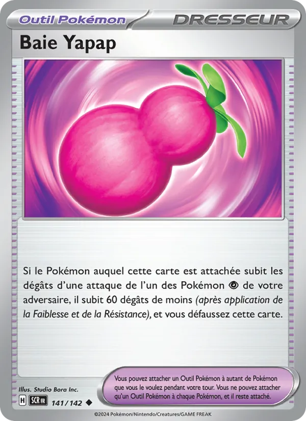 Baie Yapap 141/142 — EV07 — Couronne Stellaire — Carte Pokémon française