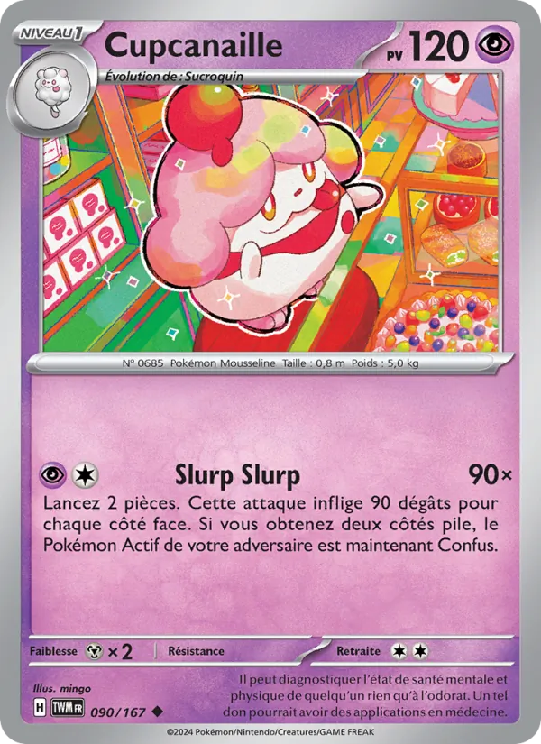 Cupcanaille 90/167 — EV06 – Mascarade Crépusculaire — Carte Pokémon française