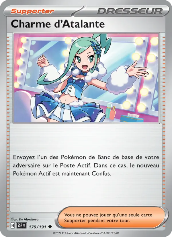 Charme d'Atalante 179/191 — EV08 – Étincelles Déferlantes — Carte Pokémon française
