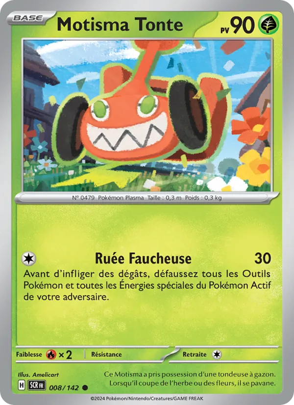 Motisma Tonte 8/142 — EV07 — Couronne Stellaire — Carte Pokémon française