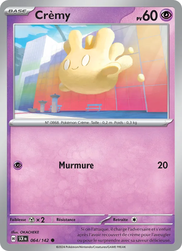 Crèmy 64/142 — EV07 — Couronne Stellaire — Carte Pokémon française