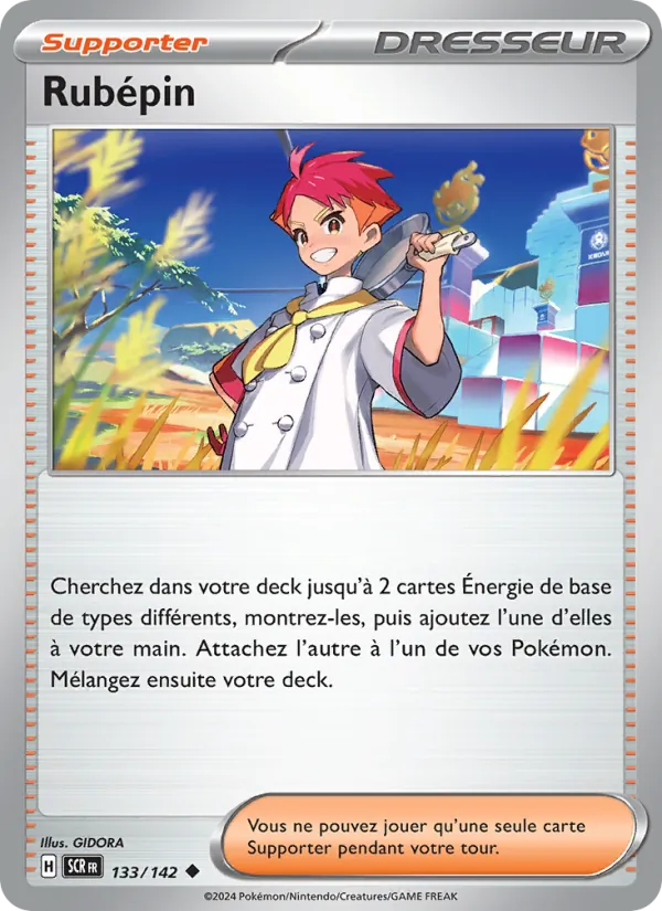 Rubépin 133/142 — EV07 — Couronne Stellaire — Carte Pokémon française