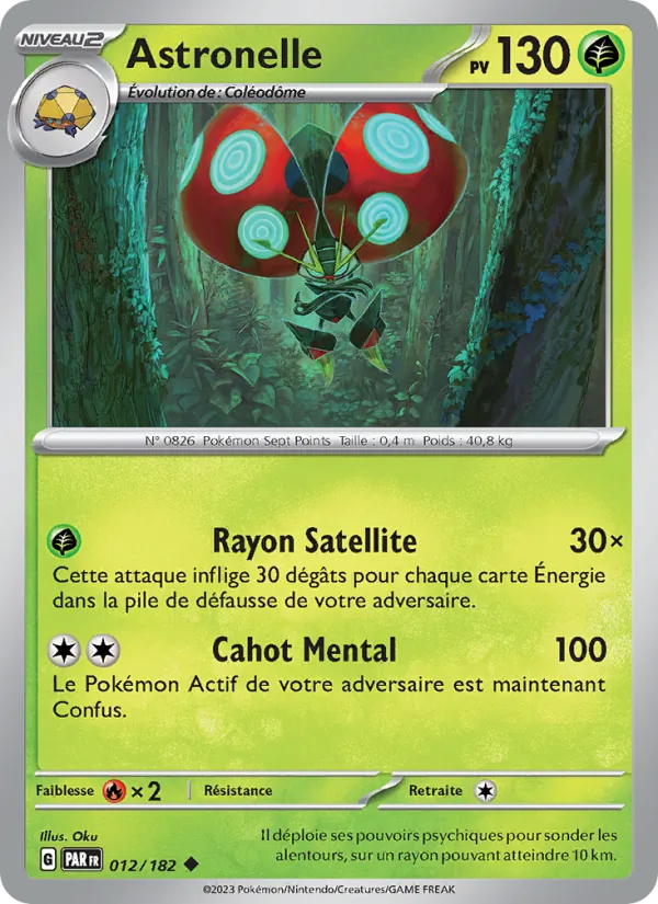 Astronelle 12/182 — EV04 – Faille Paradoxe — Carte Pokémon française