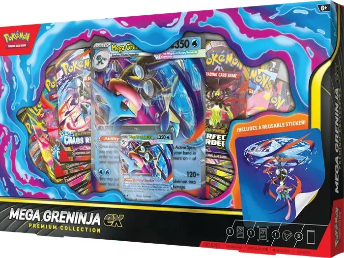 Pokémon – Coffret Collection Premium Méga-Amphinobi-ex – Version anglaise