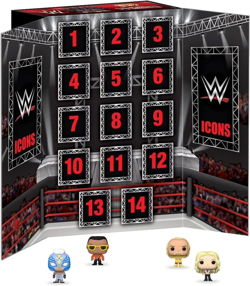 Calendrier de l'Avent Funko Pocket Pop! WWE 2023 – 14 jours