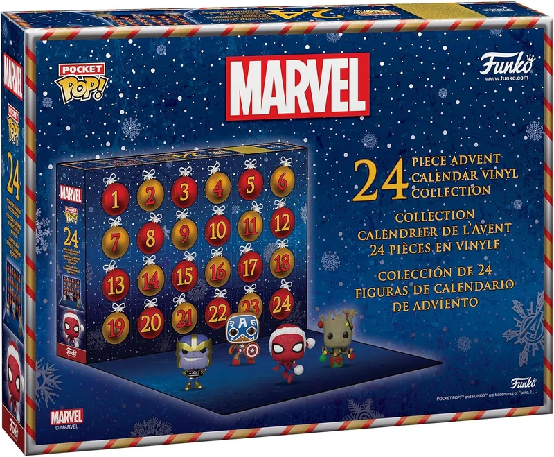 Calendrier de l'Avent Funko Pocket Pop! Marvel Holiday 2022