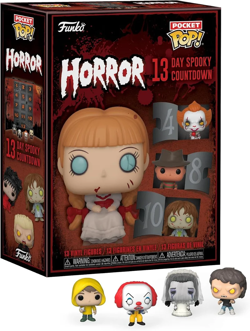 Calendrier de l'Avent Funko Pocket Pop! Horror Annabelle 2023 – Compte à rebours Halloween 13 jours