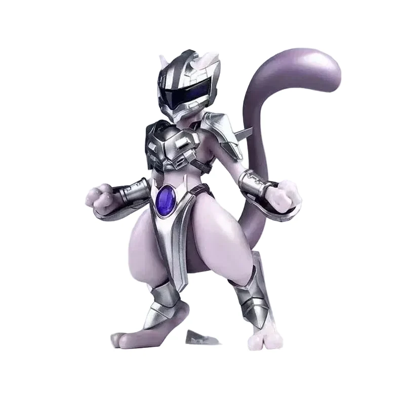 Figurine Pokémon Mecha Mewtwo Mewtwo Mega (environ 10 cm)