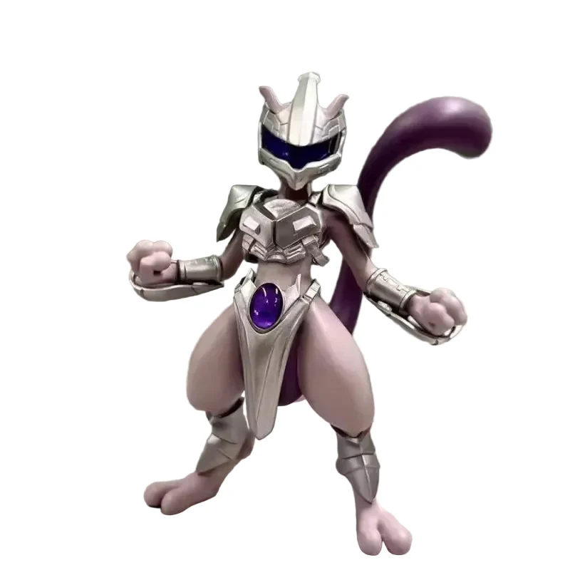 Figurine Pokémon Mecha Mewtwo Mewtwo Mega (environ 10 cm)