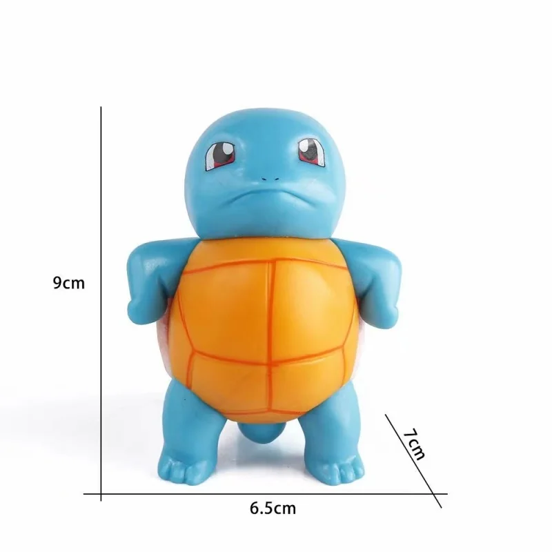 Figurines Squirtle sympas en 3 modèles différents (environ 8 cm)