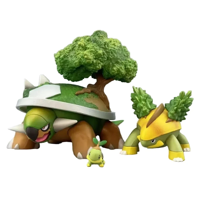 Coffret de figurines Pokémon Torterra Evolution Series (environ 2 cm à 11 cm)