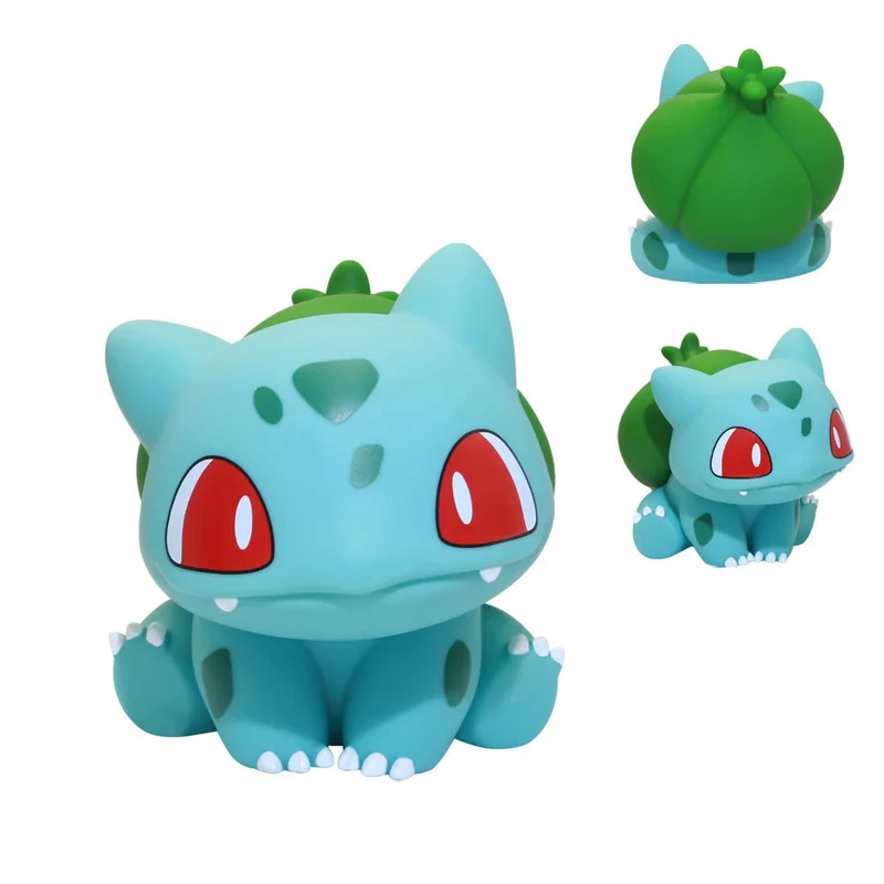 Grande figurine détaillée de Bulbizarre, Carapuce ou Salamèche ; une idée cadeau pour les dresseurs Pokémon de tous âges.