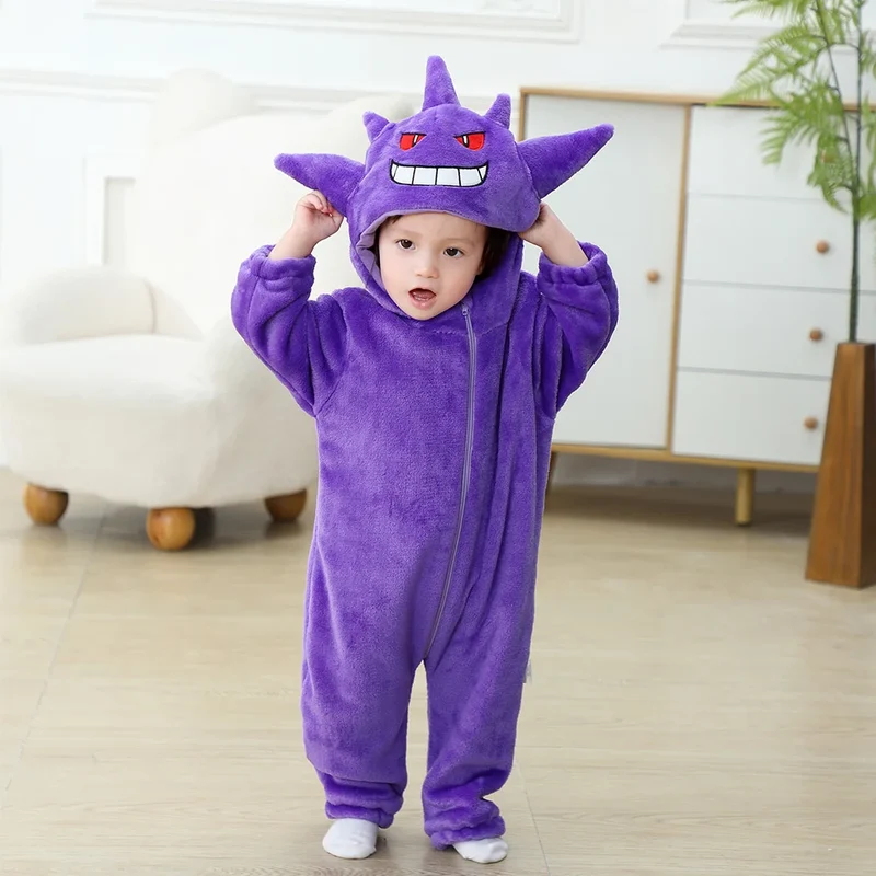 Pyjama une pièce Gengar mignon pour enfants