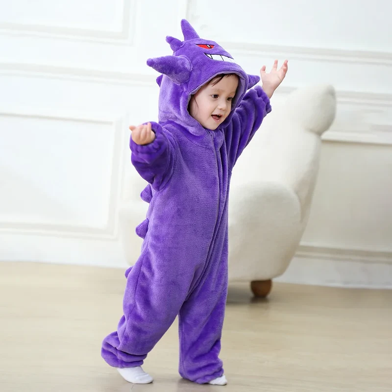 Pyjama une pièce Gengar mignon pour enfants