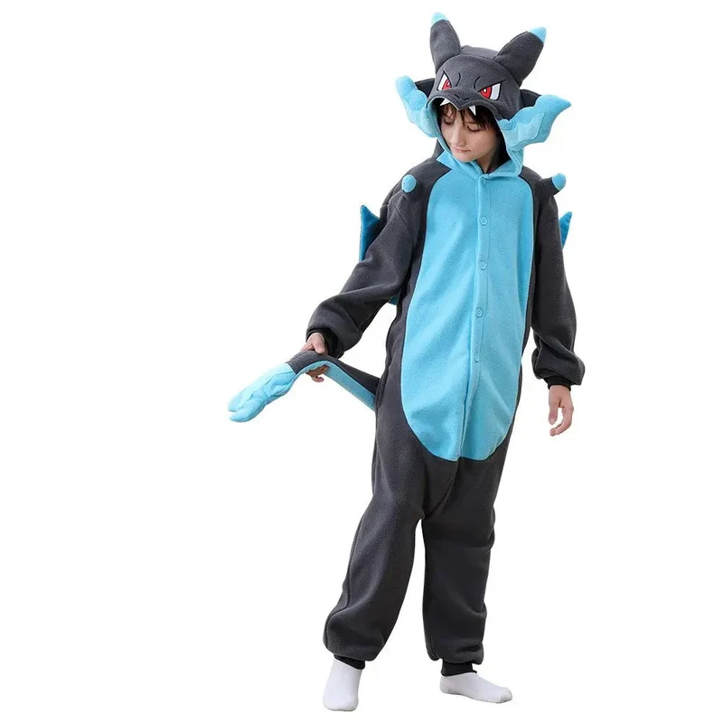 Pyjama une pièce pour enfants à l'effigie de Dracaufeu ou de Méga-Dracaufeu