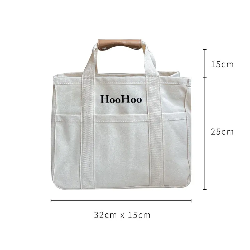 Made in Korea 定制刺繡文字手拎/斜咩袋
