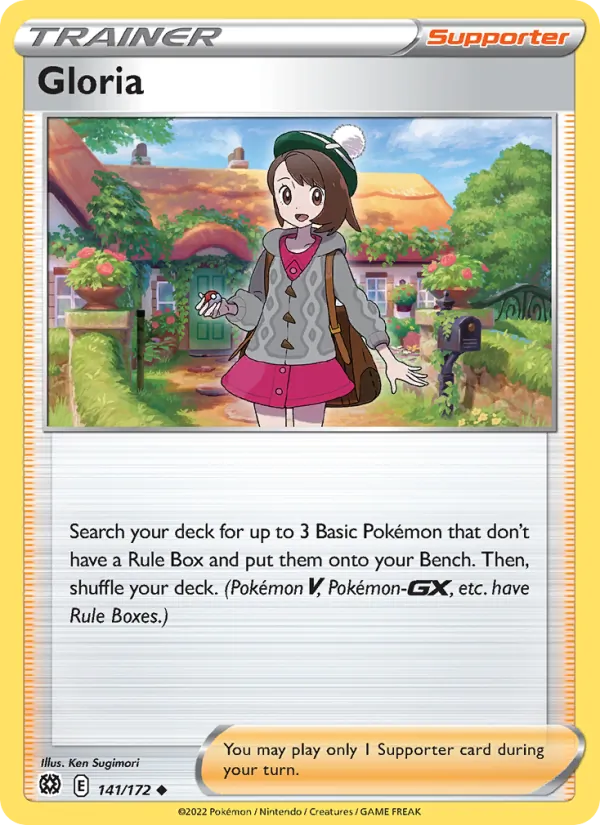 Gloria 141/172 — SWSH9 – Brilliant Stars — Carte Pokémon anglaise