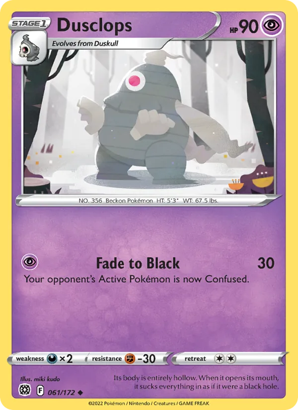 Téraclope 61/172 — SWSH9 – Brilliant Stars — Carte Pokémon anglaise