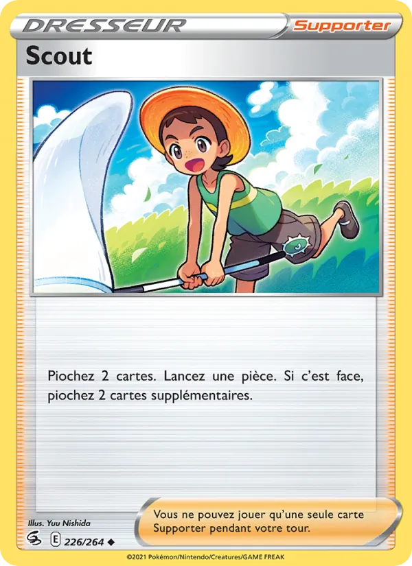 Scout 226/264 — EB08 - Poing de Fusion — Carte Pokémon française