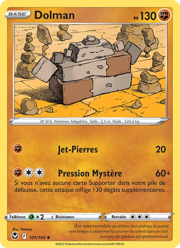 Dolman 101/195 — EB12 – Tempête Argentée — Carte Pokémon française