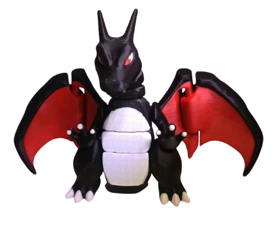 Figurine Charmander, Charizard Shiny ou Charmeleon Glutexo