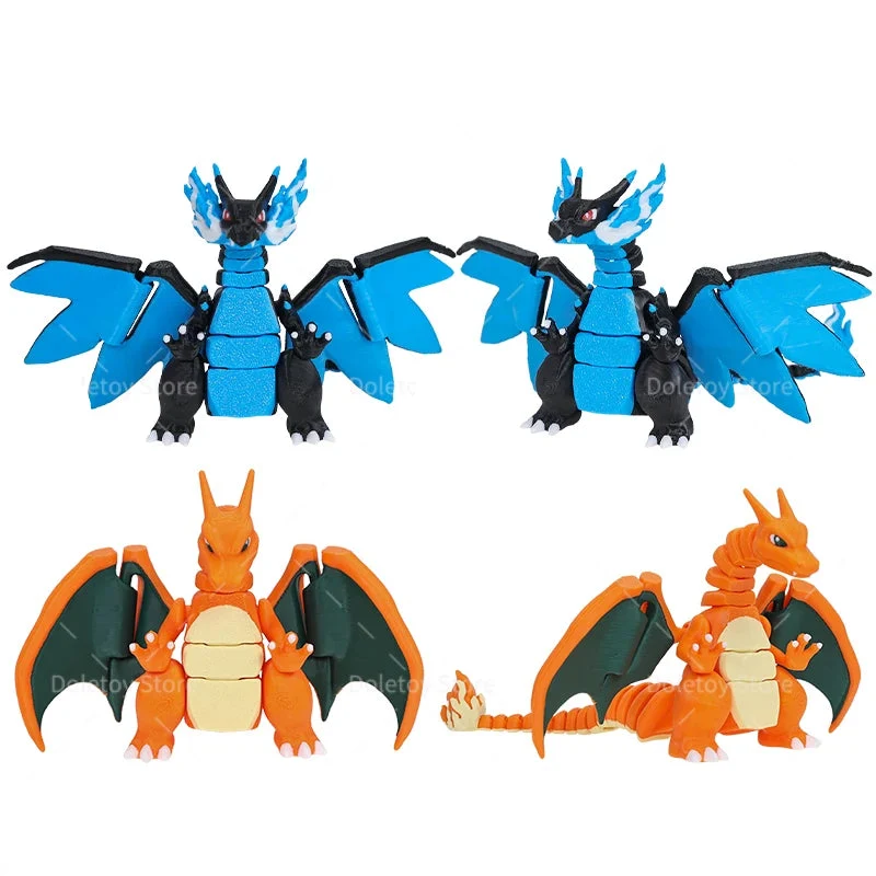 Figurine Mega Charizard XY avec ailes mobiles, etc.
