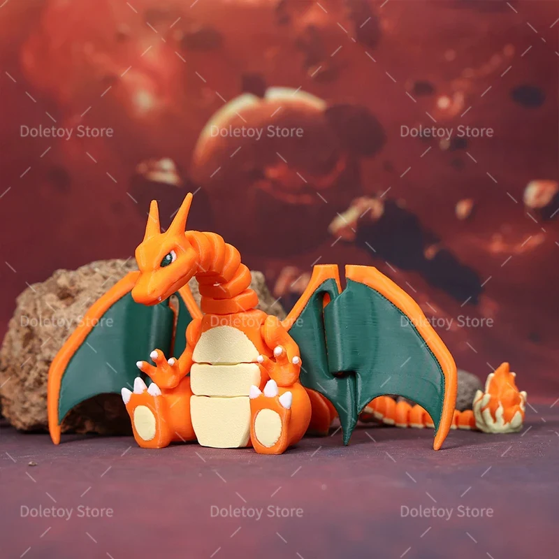 Figurine Mega Charizard XY avec ailes mobiles, etc.