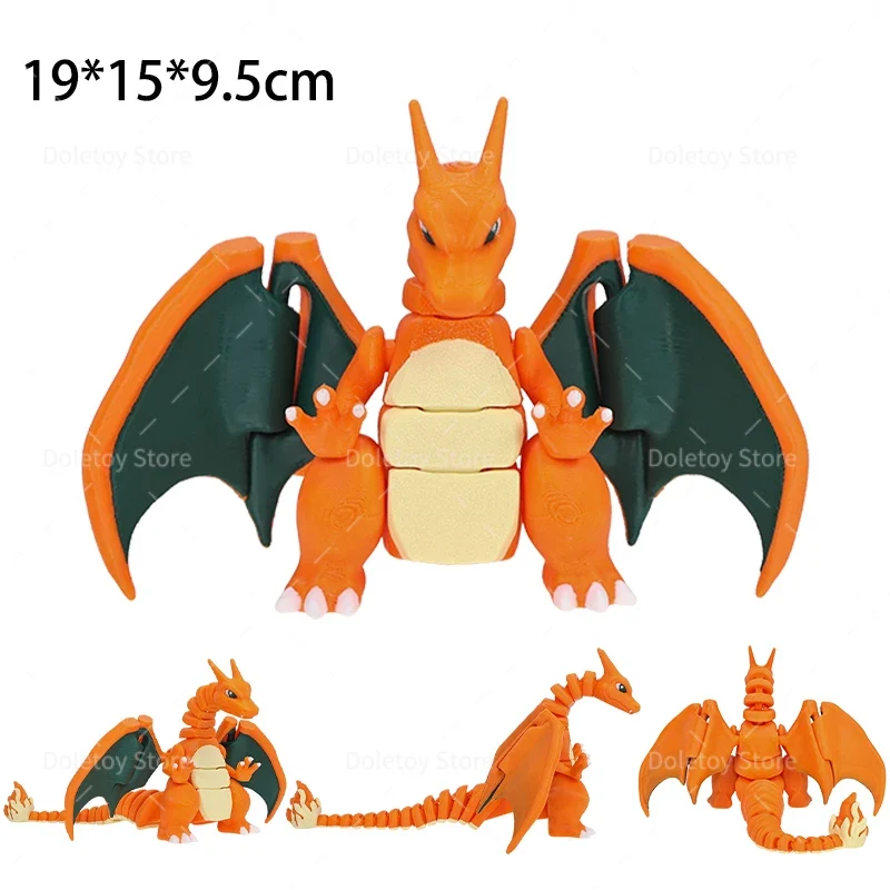 Figurine Mega Charizard XY avec ailes mobiles, etc.