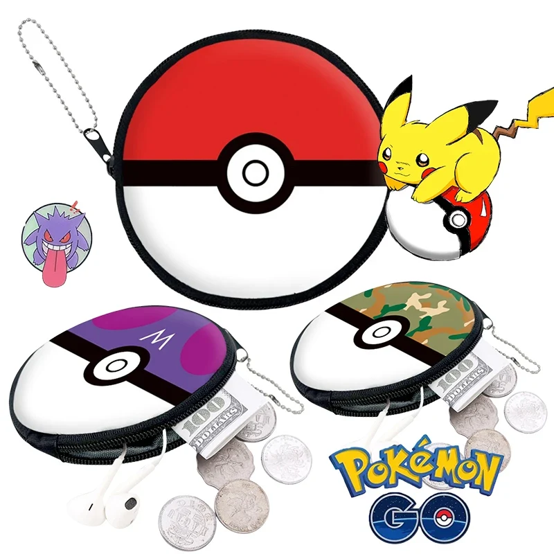 Petit portefeuille au look Pokeball