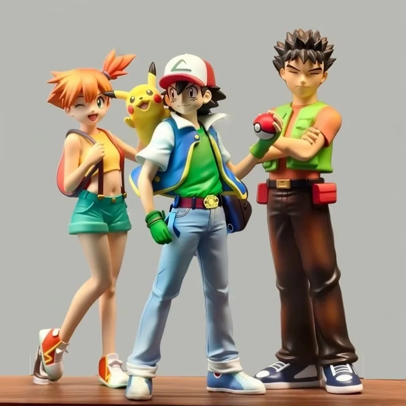 Figurines Ash Ketchum, Brock ou Misty