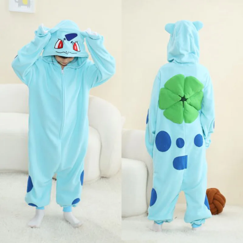 Combinaison Pokémon Kigurumis pour enfants, déguisement d'Halloween