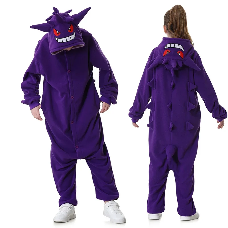 Combinaison Pokémon Kigurumis pour enfants, déguisement d'Halloween
