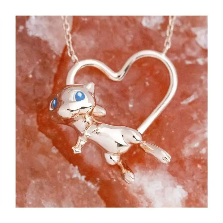 Collier Mew mignon en or ou en or rose