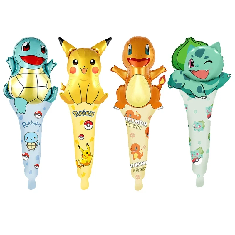 Ballons en aluminium pour l'anniversaire des enfants Pokémon Pikachu pour jouer