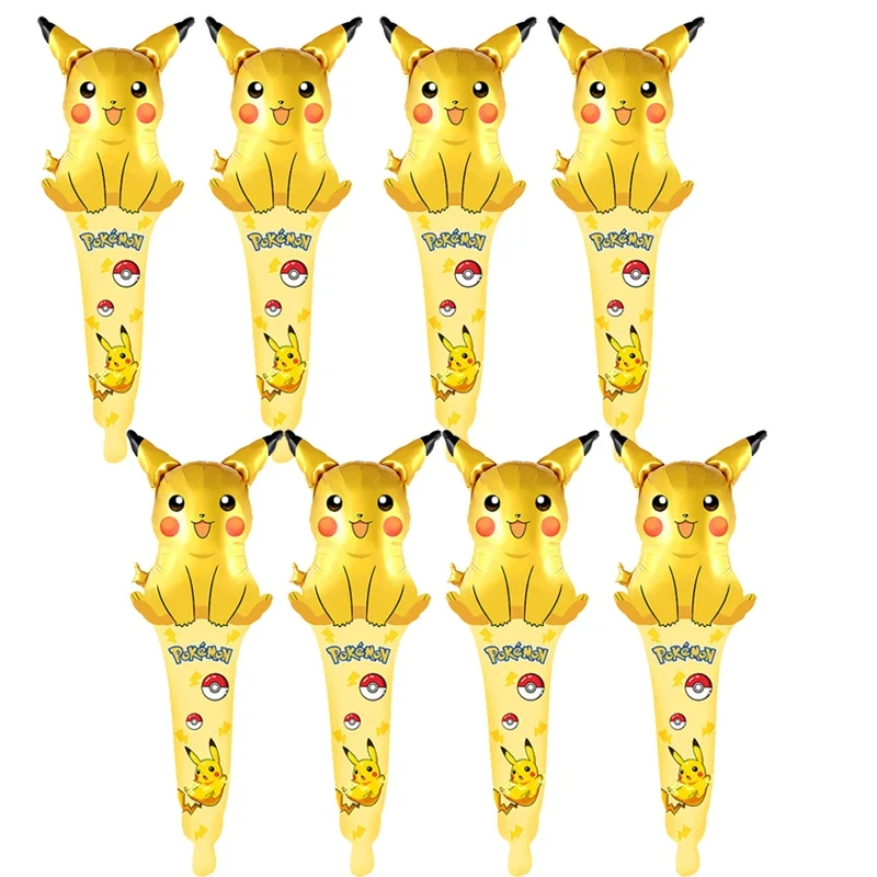 Ballons en aluminium pour l'anniversaire des enfants Pokémon Pikachu pour jouer