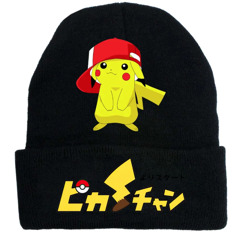 Bonnet d'hiver chaud Pikachu pour enfants