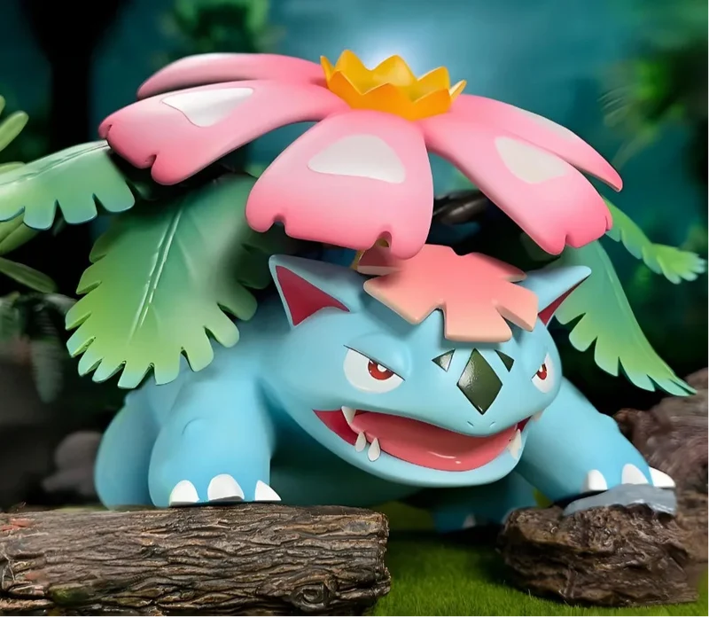 Figurine détaillée de Venusaur Bisaflor (environ 15 cm)
