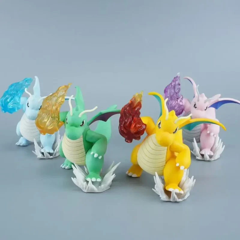 Figurines colorées de Dragoran Dragonite (environ 10 cm)