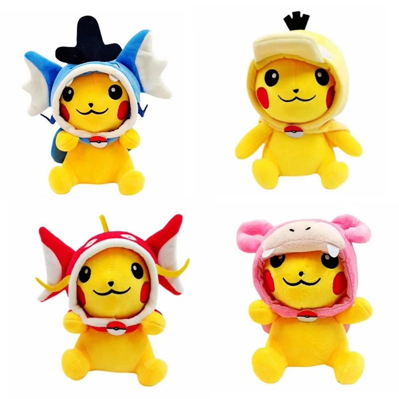 Lot de 4 peluches Pikachu Cosplay