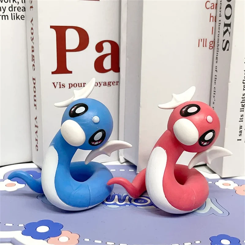 Ensemble de 6 figurines Pokémon avec Mimigma Mimiqui, Minidraco, Froxy Grenousse, Gecko Treecko, Plinfa