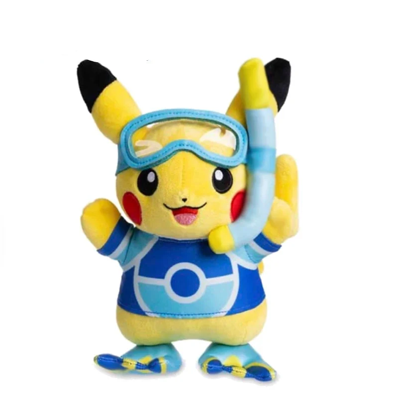 Cosplay de Pikachu en plongeur, peluche Meowth