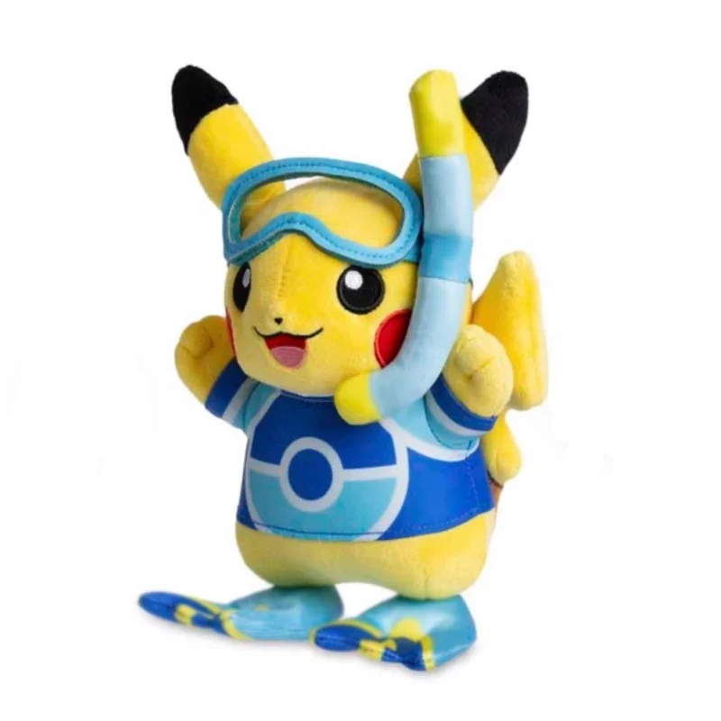 Cosplay de Pikachu en plongeur, peluche Meowth